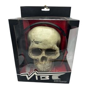 VIBE BlackDeath‎ Extreme Bass Headphones Unisex OS Black Good VHBLACKDEATH2-V1